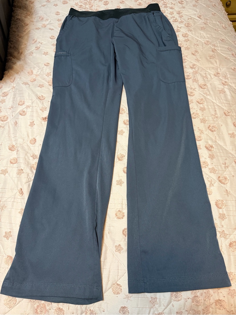 HH Works by Healing Hands Rachel Grey Yoga Waist Scrub Pants - Women's M